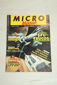 VINTAGE REVISTA "MICRO MANIA" PRIMERA EPOCA 80s Nº24 - Imagen 1 de 1