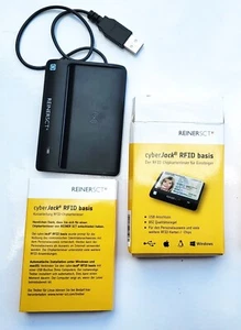 Lecteurs de cartes à puce Reiner SCT cyberJack RFID basis Noir USB 2.0 - Photo 1/2