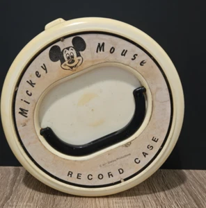 Estuche de discos vintage Disney Mickey Mouse 45 rpm Walt Disney Productions - Imagen 1 de 3