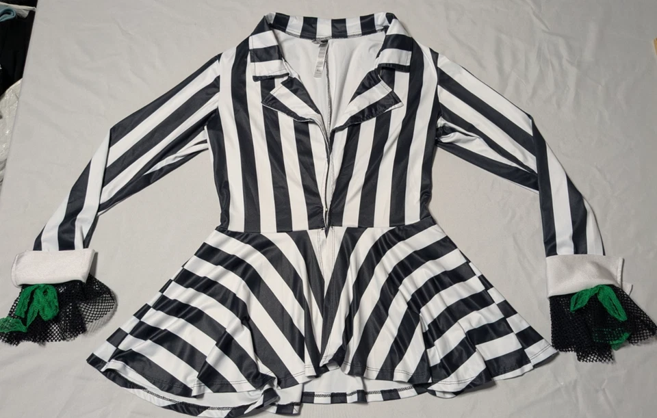 FORPLAY Women M/L Got the Juice Sexy Beetlejuice Cosplay Costume Top - Image 1 of 4