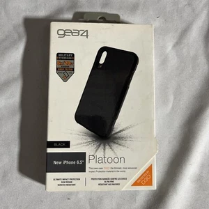 Gear4 iPhone XS Max Platoon D30 20Ft. ShockProof Tough Case Cover- Black - Picture 1 of 7