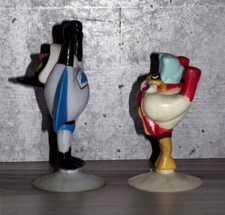 Vintage Mighty Mouse Suction Cup Figures Wendy's 1989 Lot of 2