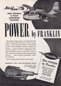 Republic Seabee / Franklin Aircraft annuncio 8/8/2023k - Foto 1 di 1