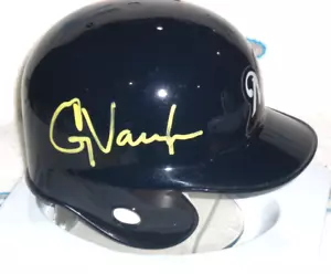 GREG VAUGHN SIGNED MILWAUKEE BREWERS RIDDELL MINI HELMET - J.S.A. Authenticated - Picture 1 of 5