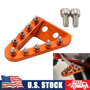 CNC Wide Brake Pedal Tip For KTM 250 350 450 500 XCF SXF SX XCW EXC F 2017-2025 - Picture 1 of 7