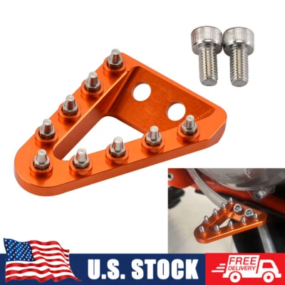 NICECNC Wide Brake Pedal Tip For KTM 250 350-500 XCF SXF SX XCW EXC F 2017-2025 - Image 1 of 4