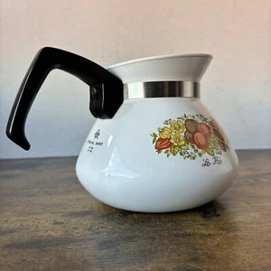 Vtg. Corning Ware P-104 Spice Of Life Le The 6 Cup Coffee Tea Pot Kettle No Lid - Picture 1 of 12