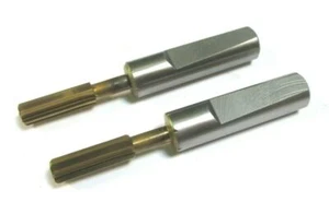 2x VHM Reibahle Ø7 M7 K10 TiN SchaftØ12 GesamtL= 78,5 SchneidenL= 21 von FROMM - Bild 1 von 2