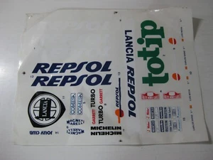 VINTAGE PEGATINAS 1/8 CARROCERIA LANCIA DELTA RALLYE MONTECARLO-C.SAINZ L.MOYA - Imagen 1 de 4