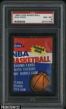 1986 Fleer Basketball Sealed Unopened Wax Pack Michael Jordan RC Year PSA 8