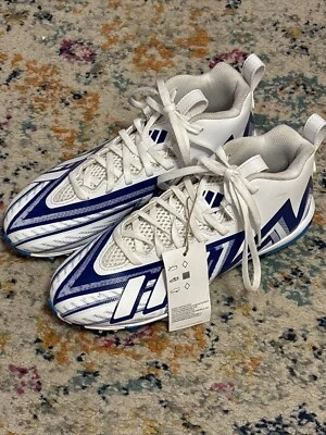 Adidas Freak Spark MD J 23 Football Cleats White Blue Kid`s Size 4.5 HP5959 - Image 1 of 4
