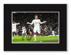 FOTO firmada por Joel Piroe de montaje 8X6 preimpresión lista para enmarcar Leeds United - Imagen 1 de 3