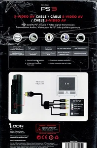 HIGH QUALITY PS 3 AUDIO/VIDEO SIGNAL TRANSMISSION S-VIDEO AV CABLE FOR PS 3 - Picture 1 of 2