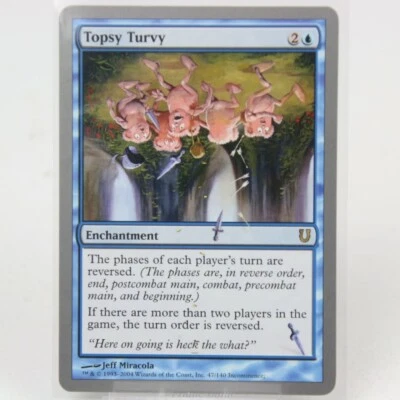 MTG Magic the Gathering TCG Unhinged - Topsy Turvy Englisch - Bild 1 von 2