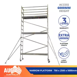 5M Mobile Scaffold Tower Aluminium Scaffolding - VIC/Melbourne Local Pickup - Picture 1 of 10