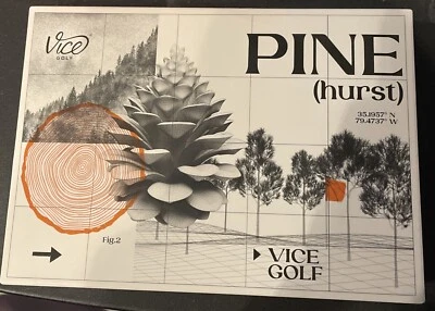 Vice Pro Plus Pine(Hurst) Limited Edition Golf Balls US Open Pinehurst Orange - Image 1 of 3