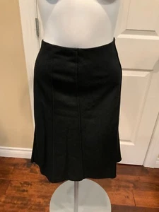 Akris Punto Black Wool Pencil Skirt, Size 10 (US) 42 (FR) - Picture 1 of 7