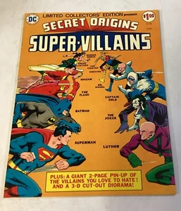 Secret Origins of Super-Villains DC Treasury Edition C-39 casi nuevo- 1975 - Imagen 1 de 11