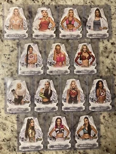 2021 Topps WWE Women's Division Diamond Cut Die-Cut Insert 14 Card Full Set!!! - Picture 1 of 2