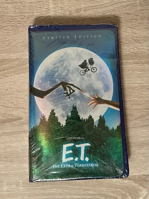 E.T. The Extra-Terrestrial Limited Edition VHS Classic Factory Sealed Rare 2002 - Image 1 of 4