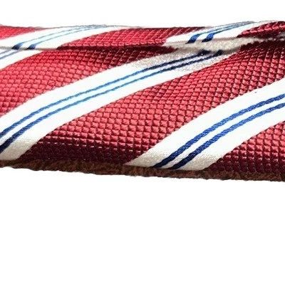 "Corbata Jos A Bank Repp roja, azul y blanca colección ejecutiva 60""" Foto 1 de 4