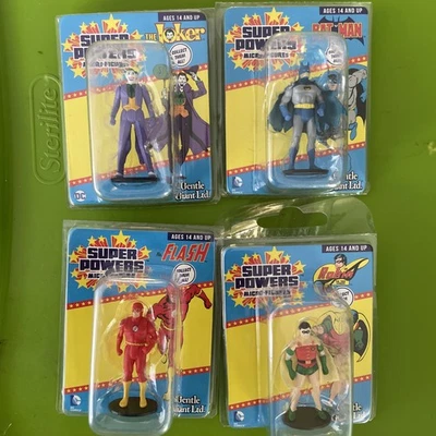 批量 DC 漫画超级大国微型人物 罗宾、笑话、蝙蝠侠、闪光 — 第 1/4 张图片