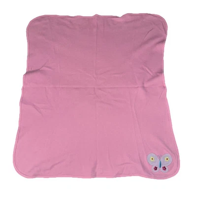 Manta de bebé Gerber rosa mariposa térmica tejido gofre algodón flor Foto 1 de 3