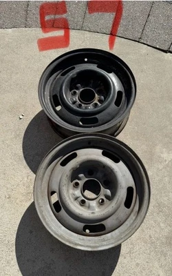 67 Impala Caprice 427 15 x 5 Pair Of Rally Wheels DB Code - Image 1 of 4