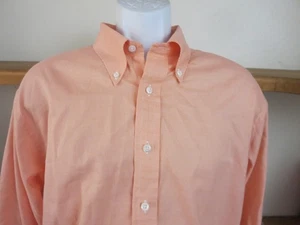 New Robert Talbott Bob Hope Classic Shirt Long Sleeve Orange Button Up Golf XL - Picture 1 of 4