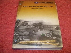 OEM 2003 Polaris Sportsman 400, 500 ATV Shop Repair Service Manual OEM 9918065 - Picture 1 of 4