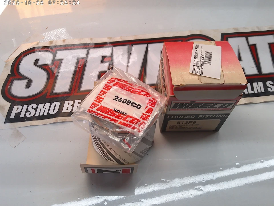 KIT DE PISTÃO NOS YAMAHA 513P9 WISECO RZ350/ BANSHEE PRO-LITE - Imagem 1 de 1