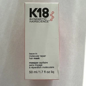 100% Authentic Original K18 Leave-In Molecular Repair Hair Mask 1.7 fl oz/50ml - Picture 1 of 5
