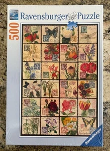 Rompecabezas Ravensburger antiguo (2010); Flora vintage; 500 piezas - Imagen 1 de 2