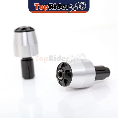SILVER CNC Bar End Sliders BE2J For Ducati MONSTER M400/600/620 99-03 02 01 - Image 1 of 4