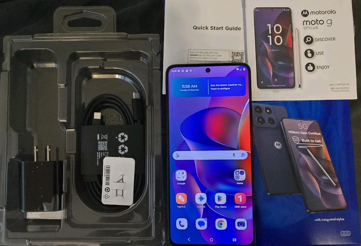 Moto G Stylus 2025 8GB/128GB 海外版 Smartphone Motorola Moto G Stylus 2025 8gb/256gb Desbloquead