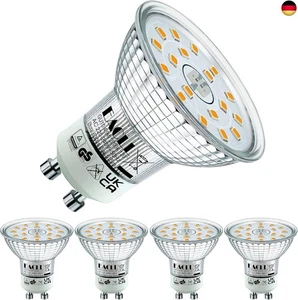 EACLL GU10 LED Warmweiss 4.9W Ersetzt 70W Halogen Leuchtmittel, 4er-Pack. 515 - Bild 1 von 14