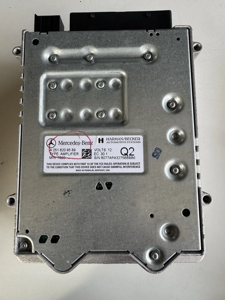 06-09 Mercedes W164 W251 GL450 GL550 ML500 ML350 R350 R500 Amplifier A2518209589 - Bild 1 von 4