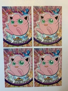 1999 Topps Pokemon TV Animation #39 Jigglypuff (B) Rainbow Logo Set of 4 - Picture 1 of 11