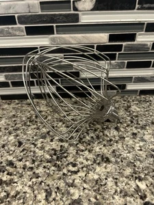 KitchenAid 6 Wire Whisk *Wide* Attachment Replacement 6Qt Bowl Lift Stand Mixer - Picture 1 of 4