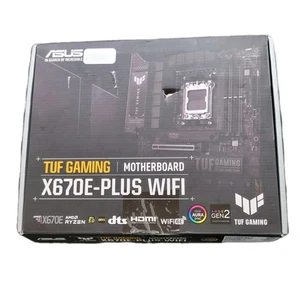 ASUS TUF GAMING X670E-PLUS WIFI AMD AM5 ATX Desktop Motherboard - Picture 1 of 7