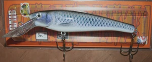 9" Ernie Musky Mania Imagen en Vivo Tulibee Muskie Northern Lure Crankbait ED-35-L - Imagen 1 de 2