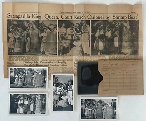 Fotos de Prensa Negativos y Periódico Años 50 ZARZAPARRILLA Disfraces para Adultos Florida Certificado de Autenticidad - Imagen 1 de 18