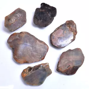 Lotto 753 Ct/6 Pezzi 100% Zaffiro Marrone Naturale Enorme Pietre Preziose Grezze Non Trattate - Foto 1 di 2