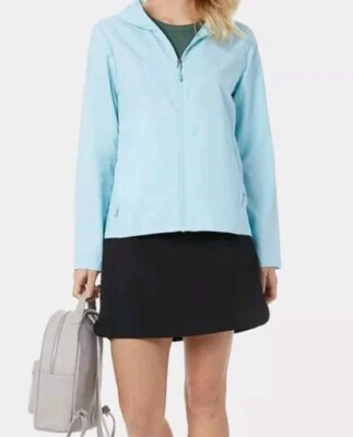 Chaqueta de viaje 32 grados empaquetable lluvia viento capucha ropa deportiva exterior azul XL NUEVA CON ETIQUETAS Foto 1 de 4