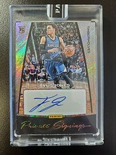 2015-16 NBA Finals Promo - TYUS JONES, 1/1 White Sparkle ROOKIE AUTO Card #RC14