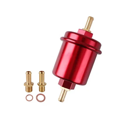 For Honda Civic Acura Integra 1.5L-1.8L Car High Flow Fuel Filter Washable Red  - Image 1 of 4