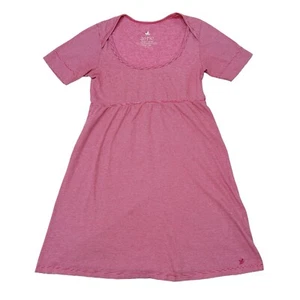 Vintage Y2K Aerie Babydoll Dress Size Medium Pink Short Sleeve Casual Summer - Picture 1 of 11