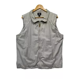 Line 7 New Zealand Vest Size XXL Sleeveless Biege Full Zip Up Hiking Outdoor - Picture 1 of 7