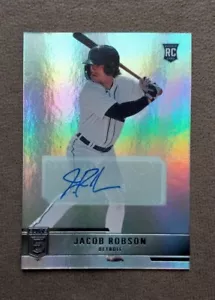 2022 Panini Chronicles Jacob Robson RC Elite Auto Rookie Autograph #28 - Picture 1 of 2
