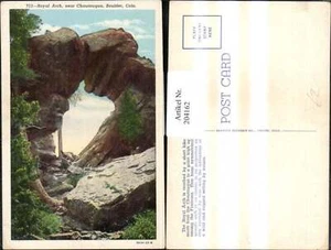 204162,Colorado Boulder Royal Arch near Chautauqua Bogen Felsen - Picture 1 of 1